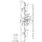 Assa ABLOY MP520 FLAT - Elektomotorický samozamykací vícebodový dveřní zámek, s ex.ústřednou